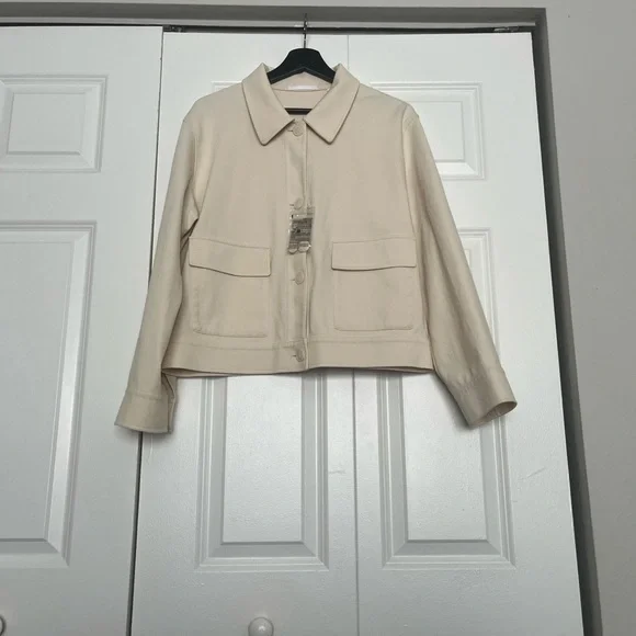 Uniqlo Classic Natural Beige Women's Jacket - Picture 2 of 8